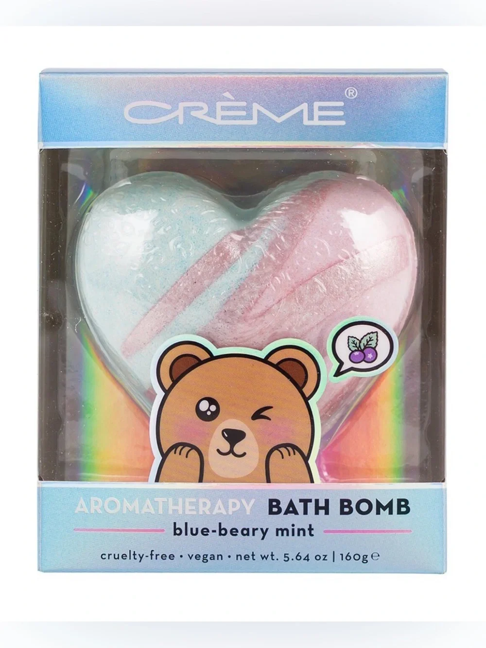 BUY NOW - The Crème Shop Aromatherapy Bath Bomb - Blueberry Mint